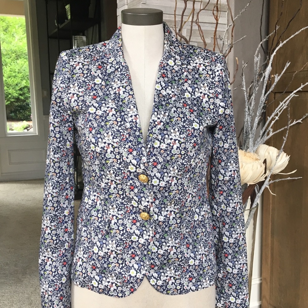 NWOT J Crew Floral blazer